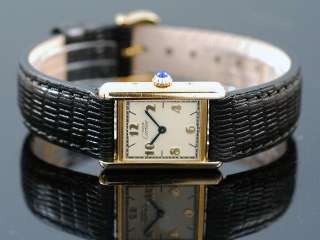 Cartier Tank 18K Gold Vermeil Womens Watch  