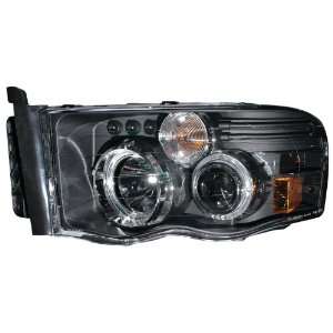 Dodge Ram Projector With Halo Ccfl Black Headlight Assembly   (Sold in 