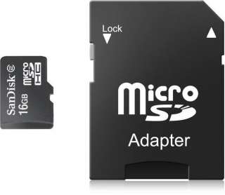 NEW 16GB MicroSD Memory Card+SD Adapter for HTC Smart F3188 Unlocked 