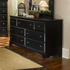   434600 Midnight Six Drawer Lingerie Chest Dressers Furniture In Black
