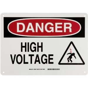   Hazard Sign, Header Danger, Legend High Voltage (with Picto