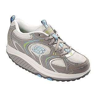 Womens Action Packed Fitness Shoe   Gray/Turquoise  Skechers Shoes 