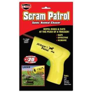 Scram Patrol   Animal Chaser Ultrasonic Pest Repeller 