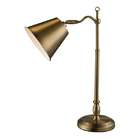 Dimond Hamilton Desk Lamp in Antique Brass with Antique Brass Shade By 