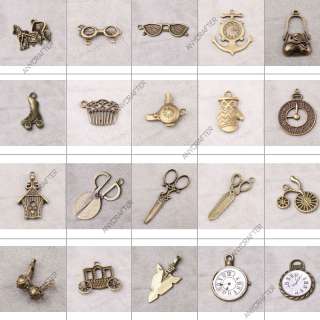 Vintage Antique Brass Home and Garden Jewelry Findings Charm & Pendant 