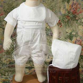 Little Things Mean A Lot Baby Boys Cute White Button Romper Baptism 