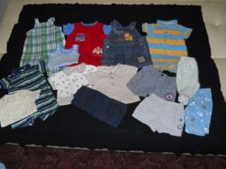   BABY BOY 0 3 3 3 6 MONTHS CLOTHES LOT CARTERS GAP POOH GEORGE