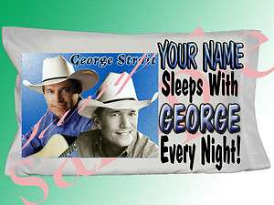 PERSONALIZED GEORGE STRAIT PILLOWCASE PILLOW CASE NEW  