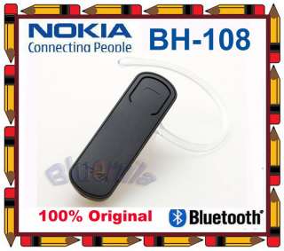 Genuine Nokia BH108 BH 108 Bluetooth Wireless Headset  