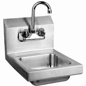   Wall Mounted Hand Sink with Faucet, 12 Inches, NSF