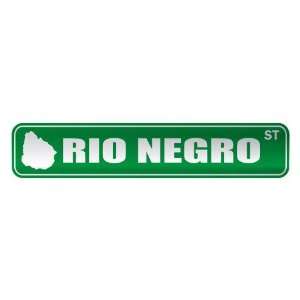   RIO NEGRO ST  STREET SIGN CITY URUGUAY