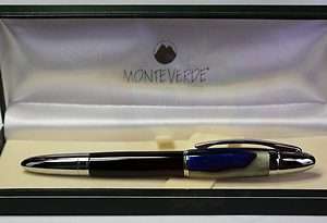 MonteVerde MV41239 Paloma Blue Carbon Fiber Rollerball Pen Monte Verde 