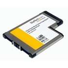 StarTech 2PORT USB 3.0 FLUSH MOUNT EXPRESSCARD 54MM CARD ADAPTER