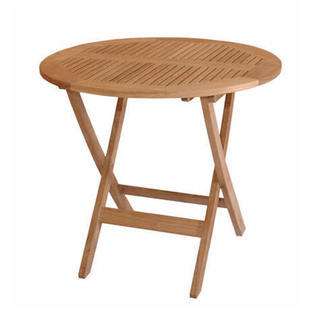 Anderson Teak Windsor 31 Round Picnic Folding Table By Anderson Teak 