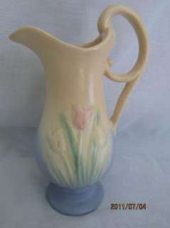 1938 Hull Pottery Tulip 109 8 Ewer  