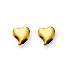 Jewelry Adviser earrings 24K Gold plated Swirl Heart Earrings