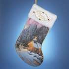 Fur Christmas Stockings  