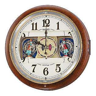 Melodies in Motion 6 Melody Wall Clock with Trumpeters  Seiko For the 