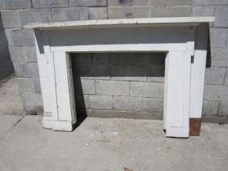 SIMPLE ANTIQUE FARMHOUSE MANTEL 40 INCH OPENING ~  