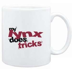    Mug White  My Lynx does tricks  Animals