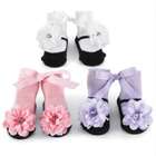 Designed 2B Sweet Infant Flower Socks Select Color purple