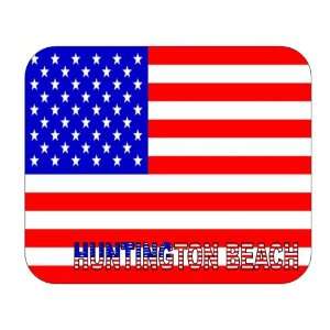  US Flag   Huntington Beach, California (CA) Mouse Pad 