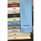   Egyptian Cotton Solid Duvet Cover Set   Size Twin, Color Light Blue