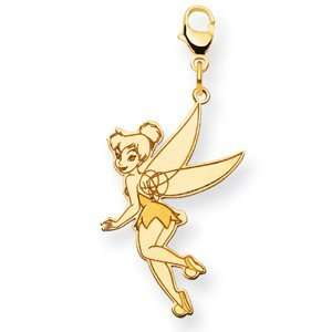  Tinker Bell Charm 1in   14k Gold/14k Yellow Gold Jewelry