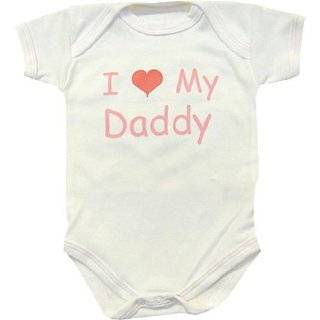 Love (Heart) My Daddy Baby Bodysuit Vest Newborn,0 3,3 6,6 9 