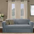 Maytex Collin Stretch Separate Seat Sofa Slipcover in Blue