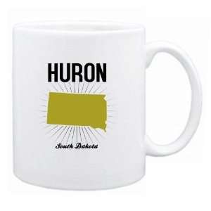  Huron Usa State   Star Light  South Dakota Mug Usa City Home