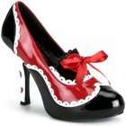 BY  Pleaser Shoes Lets Party By Pleaser Shoes Queen of Dark Hearts 