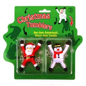  Santa And Snowman Christmas Tumbling Toys