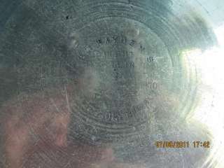 1851 H W Hadens Solid Brass Pail / Bucket Waterbury CT  