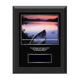   Success Canoe Gunmetal Individual Award Plaque
