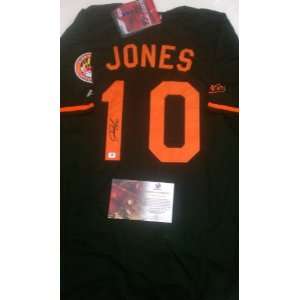Adam Jones Signed Baltimore Orioles Authentic Jersey Size 52