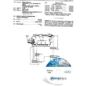    NEW Patent CD for SPINDLE GROWTH COMPENSATOR 