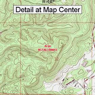  USGS Topographic Quadrangle Map   Argo, Alabama (Folded 