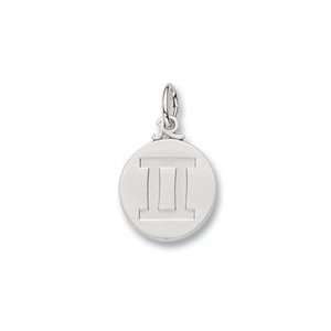  Rembrandt Charms Gemini Charm, .925 Sterling Silver 