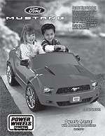 Power Wheels Fisher Price Ford Mustang   Power Wheels   
