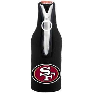 San Francisco 49ers Black Team Logo Neoprene Bottle Coolie 