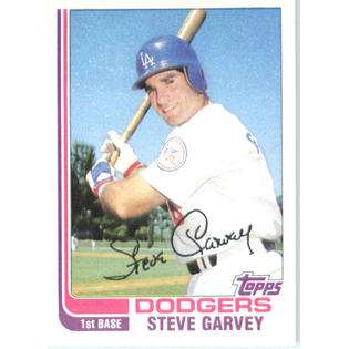 1982 Topps Baseball Card # 179 Steve Garvey Los Angeles Dodgers  Topps 