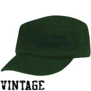   Bay Packers Ladies Green Tonal Vintage Military Hat