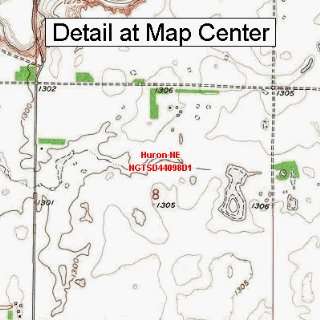   Map   Huron NE, South Dakota (Folded/Waterproof)
