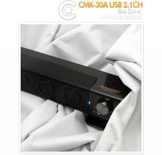 New Computer Desktop PC Laptop  Speakers Powered USB CMK 30A Black 