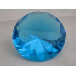   ) Glass Diamond Shaped Paperweight 4 Inches (100 MM)