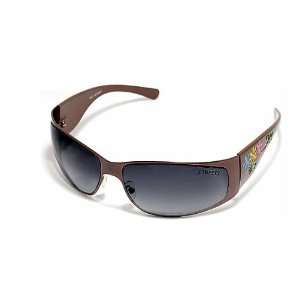  Como Ladies Brown Sunglasses With Metal Frame and Plastic 