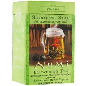 Numi Organic   Flowering Tea Shooting Star   6 Blossoms/Steeps Green 