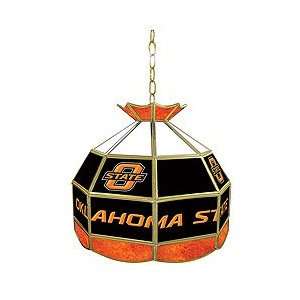  NEW Trademark Oklahoma State University Stained Glass Lamp 