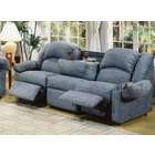 Excalibur Custom fabric upholstered motion sofa with queen sleeper 